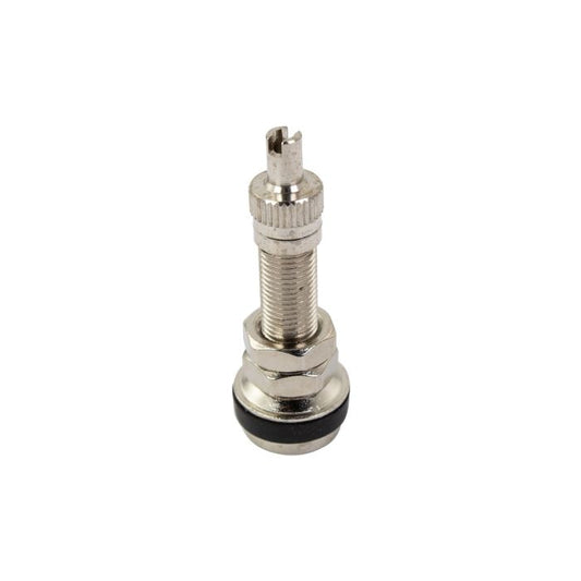 Bike It 8mm Chrome Plated T/L Metal Tyre Valve