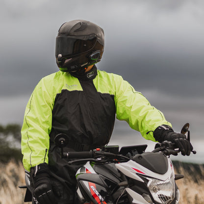 Oxford Rainseal Oversuit Black/Fluo