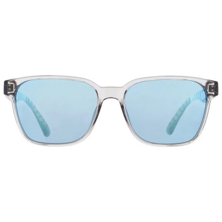 Red bull Spect Eliot Sunglasses Shiny X'tal Grey w Blue Grey Mirror lens