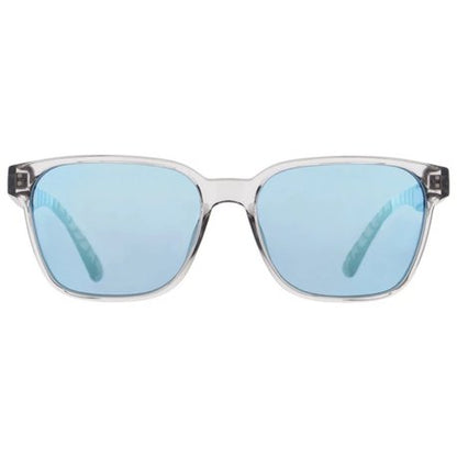 Red bull Spect Eliot Sunglasses Shiny X'tal Grey w Blue Grey Mirror lens