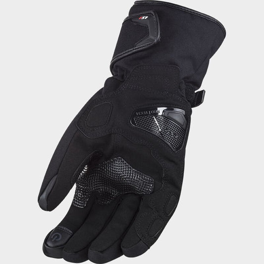 LS2 SNOW MENS GLOVES BLACK