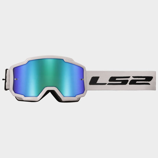 LS2 CHARGER GOGGLES - WHITE