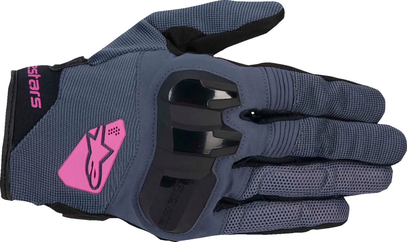 Alpinestars Women's Chrome Gloves (Black and Purple)
