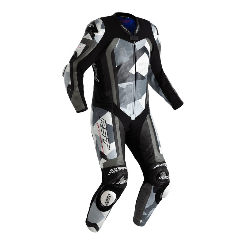 RST Pro Series Leather Airbag Suit - Grey/Camo
