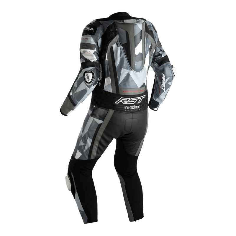RST Pro Series Leather Airbag Suit - Grey/Camo