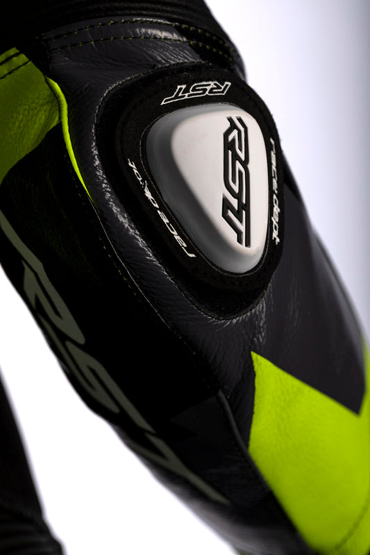 RST Pro Series Airbag CE Leather Suit - Grey/Lime Camo