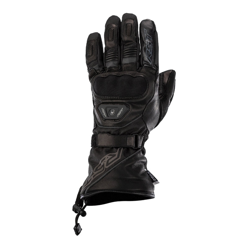 RST Paragon 6 Heated Waterproof Gloves Leather/Textile Black
