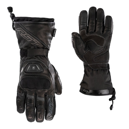RST Paragon 6 Heated Waterproof Gloves Leather/Textile Black