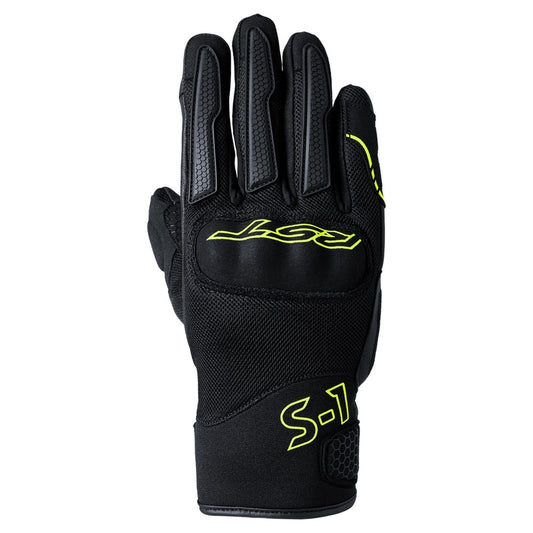 RST S1 Mesh CE Mens Glove (Black and Yellow)