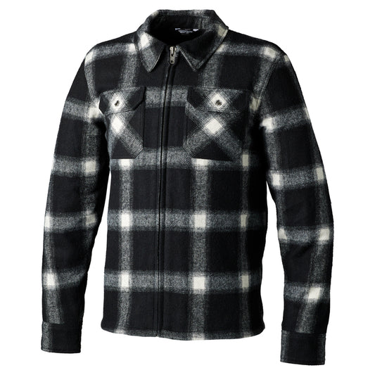 RST Brushed textile shirt Men CE - Black