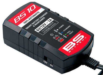 BS BATTERY BS10 Smart Battery Charger - 6V/12V 1A