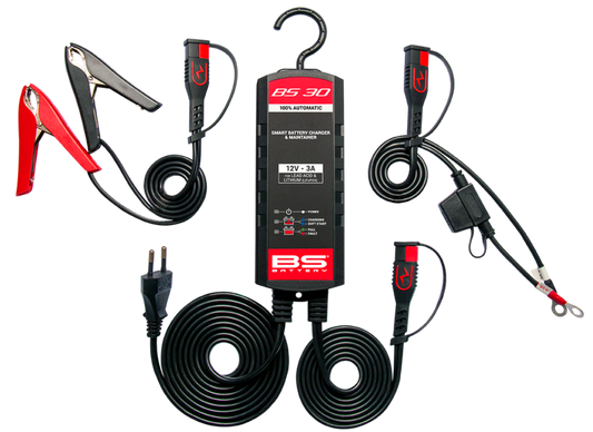 BS BATTERY BS30 Smart Battery Charger - 12V 3A