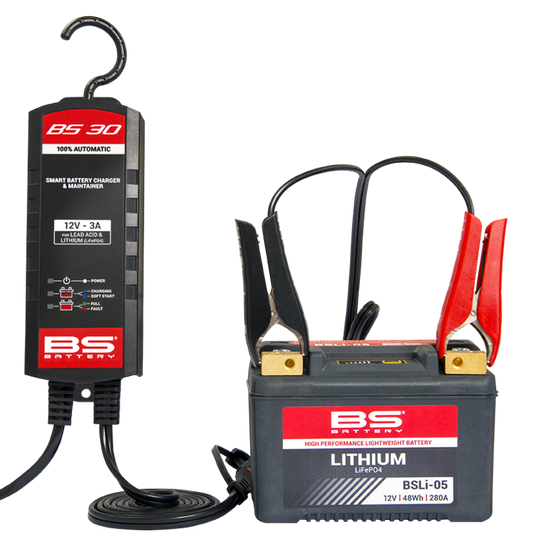 BS BATTERY BS30 Smart Battery Charger - 12V 3A