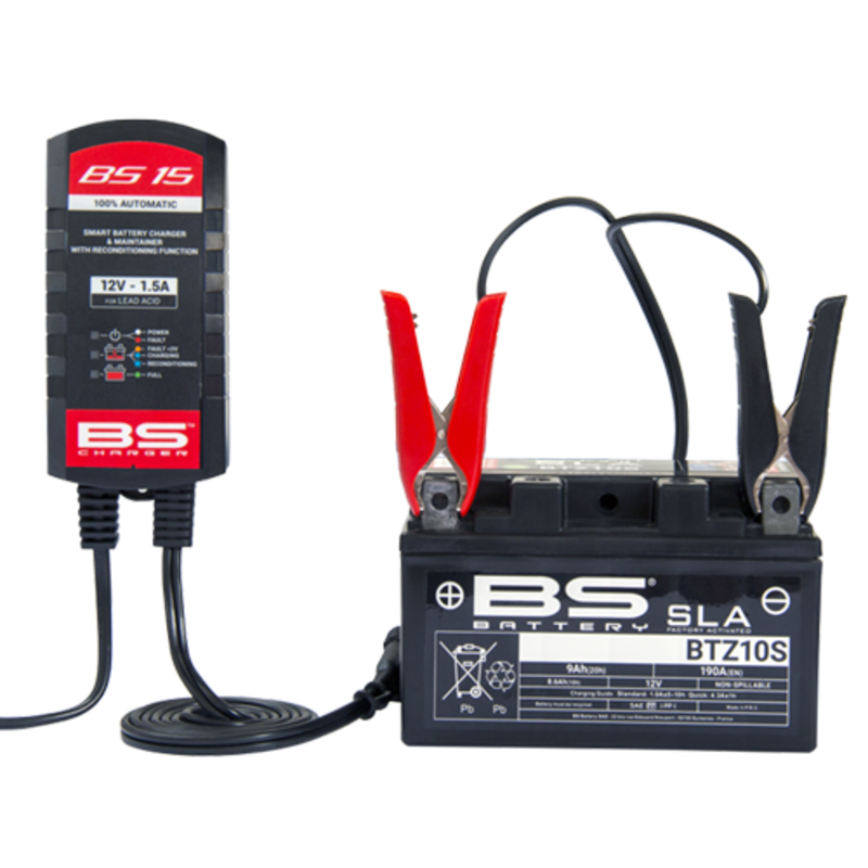 BS BATTERY BS15 Smart Battery Charger