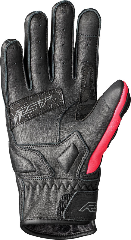 RST Ladies Stunt III CE Women Gloves Leather/Textile - Pink