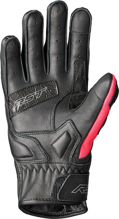 RST Ladies Stunt III CE Women Gloves Leather/Textile - Pink
