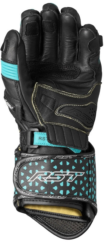 RST TracTech Evo 4 Ladies Gloves - Black/Aqua/Gray