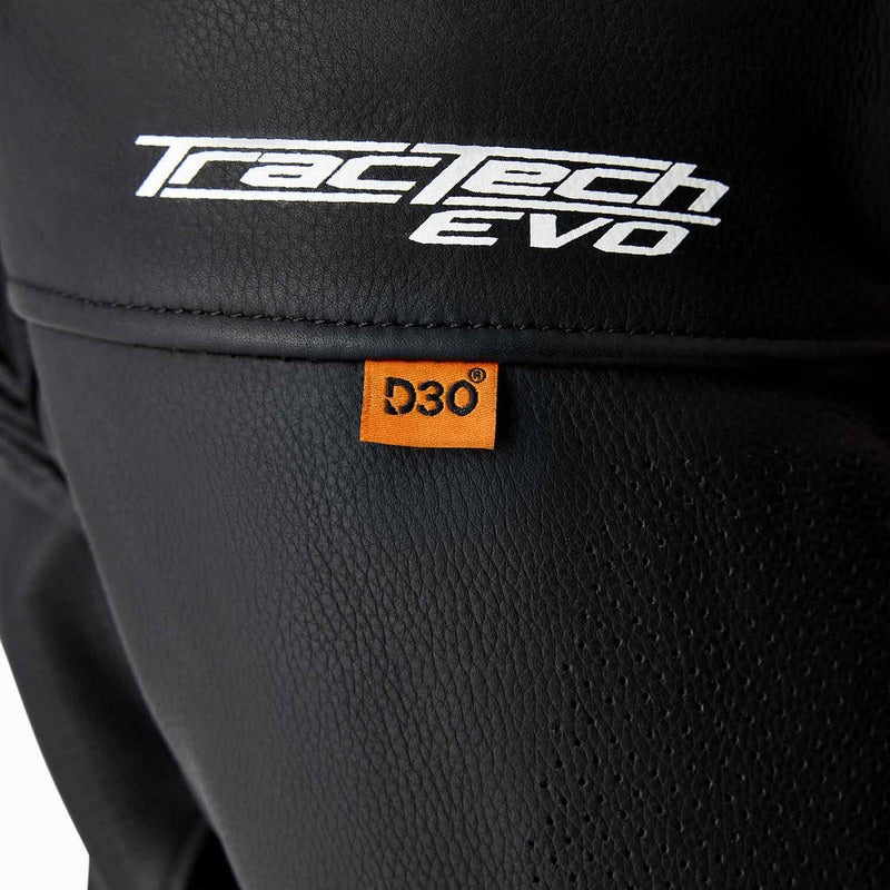 RST Tractech Evo D3O Leather Jacket - Black/Red