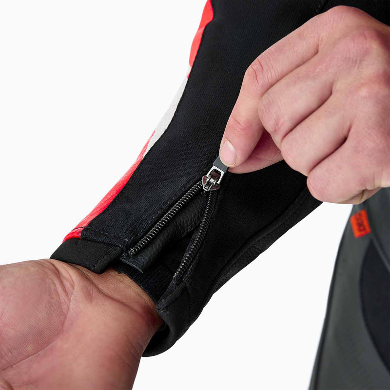 RST Tractech Evo D3O Leather Jacket - Black/Red
