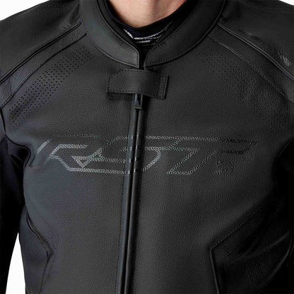 RST S1 D3O Leather Jacket - Black/Black