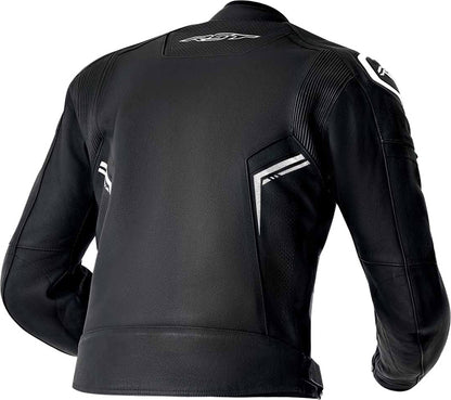 RST S1 D3O Leather Jacket - Black/White