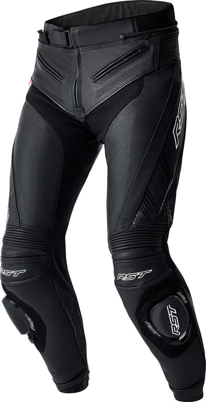 RST Tractech Evo D30 Leather Pants - Black/White