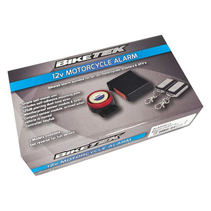 BikeTek 12V Remote Motorcycle Alarm - Full Model