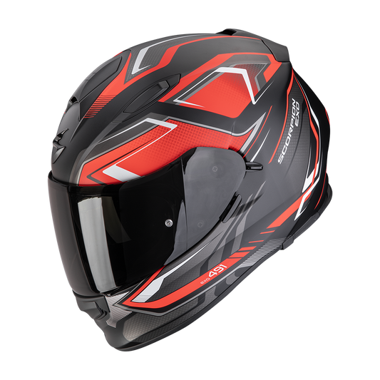 SCORPION EXO-491 ZUMO MATT BLACK RED