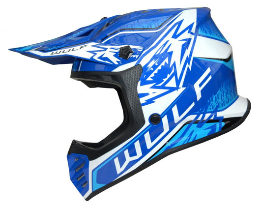 WULFSPORT YOUTH AIR-X HELMET (BLUE)