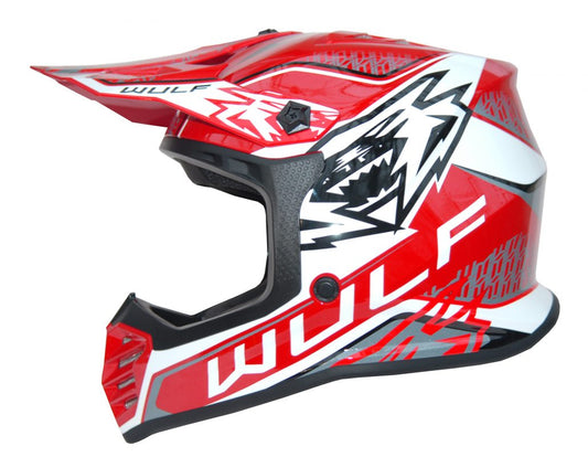 WULFSPORT YOUTH AIR-X HELMET (RED)