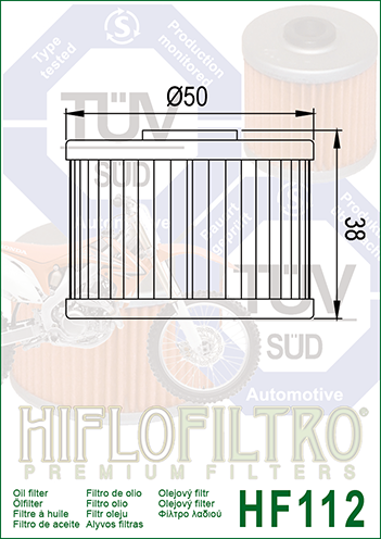 Hiflo HF112 Oil Filter