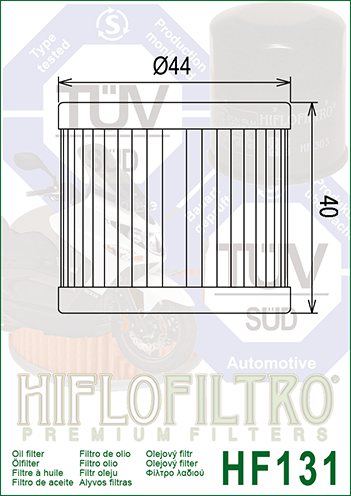 Hilfo HF131 Oil Filter