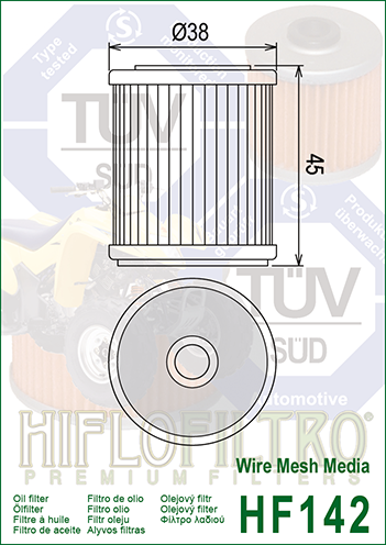 Hiflo HF142 Oil Filter