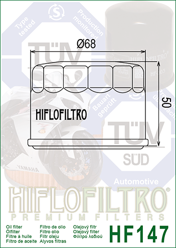 Hiflo HF147 Oil Filter