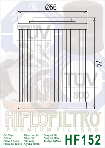 Hiflo HF152 Oil Filter