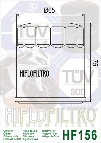 Hiflo HF156 Oil Filter