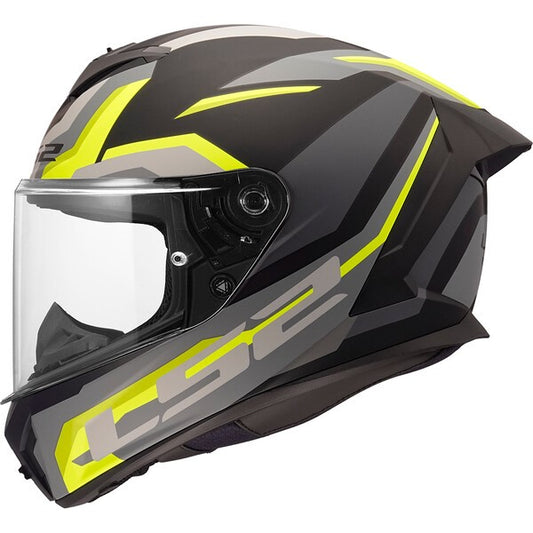 LS2 FF820 Rapid III (Hyper Matt Black  H-V Yellow)