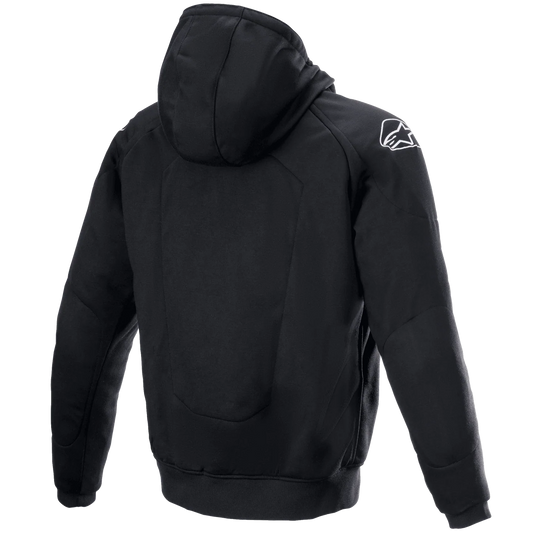Alpinestars Chrome Ignition Hoodie Black and Fluo Yellow