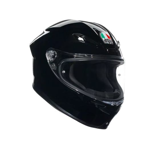 AGV K6-S Solid Gloss Black