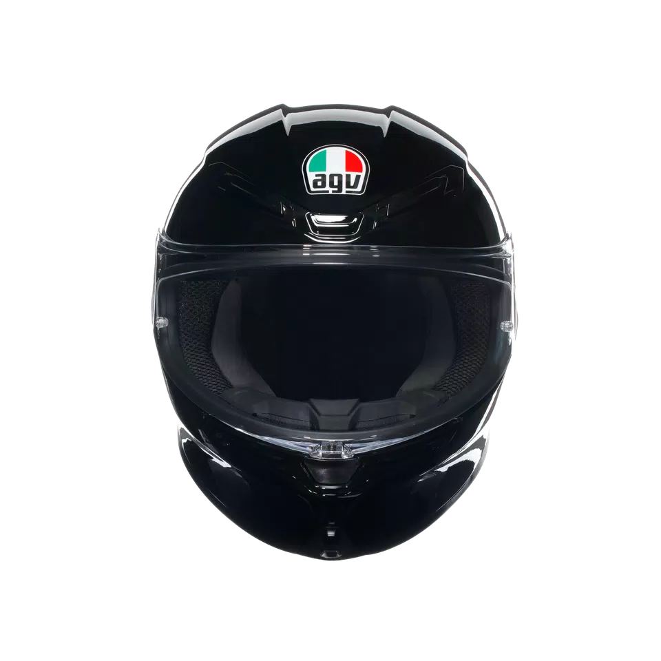 AGV K6-S Solid Gloss Black
