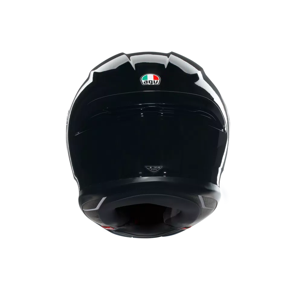 AGV K6-S Solid Gloss Black