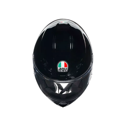 AGV K6-S Solid Gloss Black