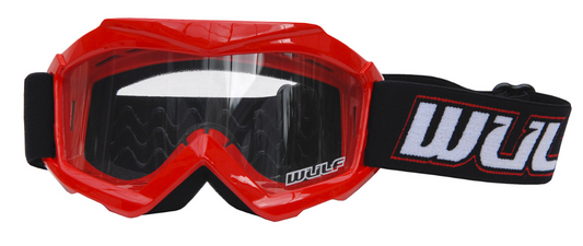 Wulfsport Youth Tech Goggle Red