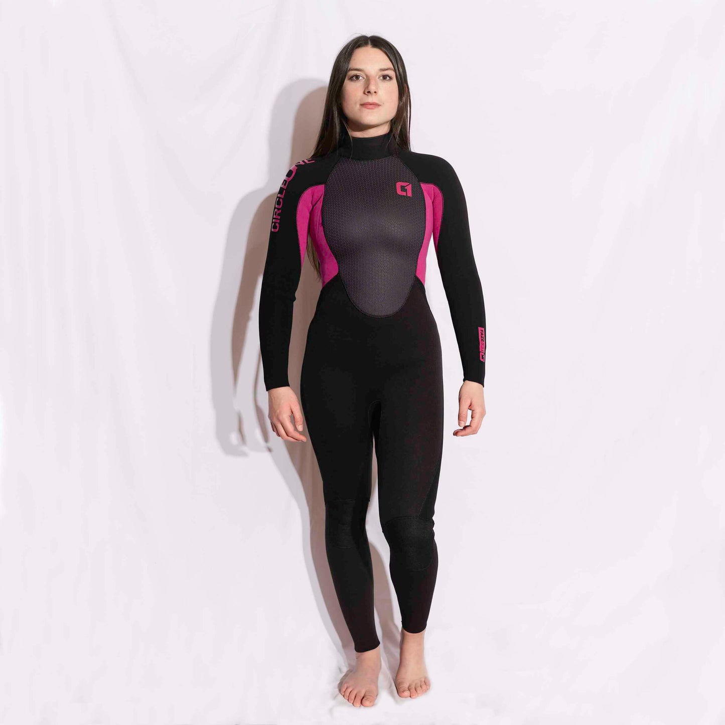 Womens Winter Wetsuit – Faze 5/4/3mm GBS Back Zip (Pink)