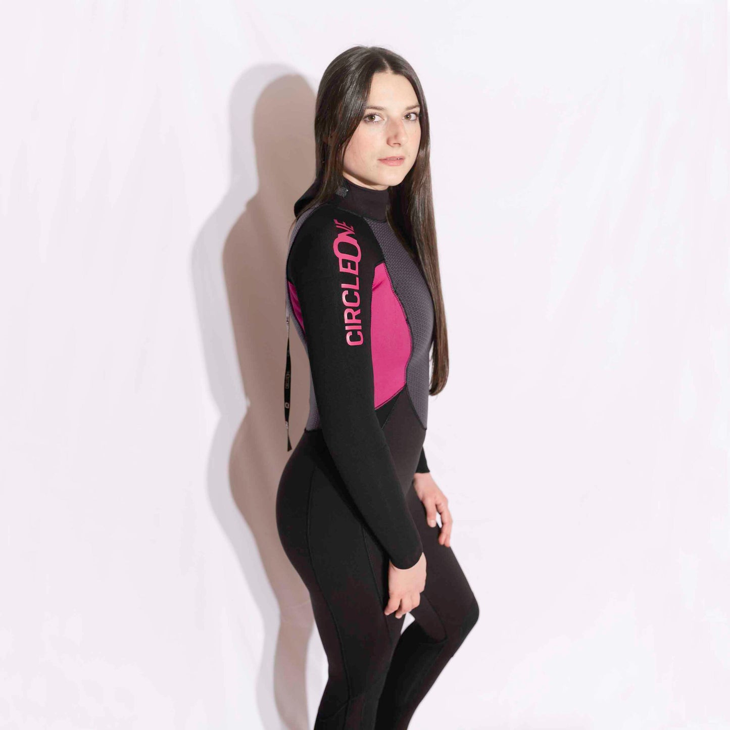 Womens Winter Wetsuit – Faze 5/4/3mm GBS Back Zip (Pink)