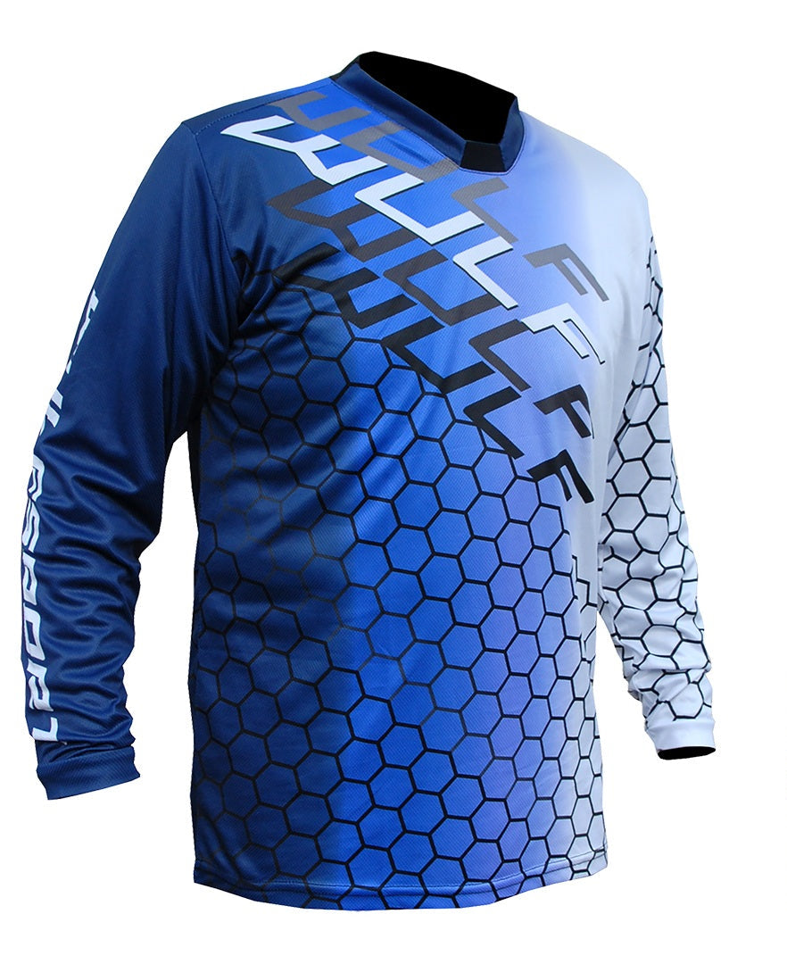 WULFSPORT CONNECT RACE SHIRT BLUE WHITE