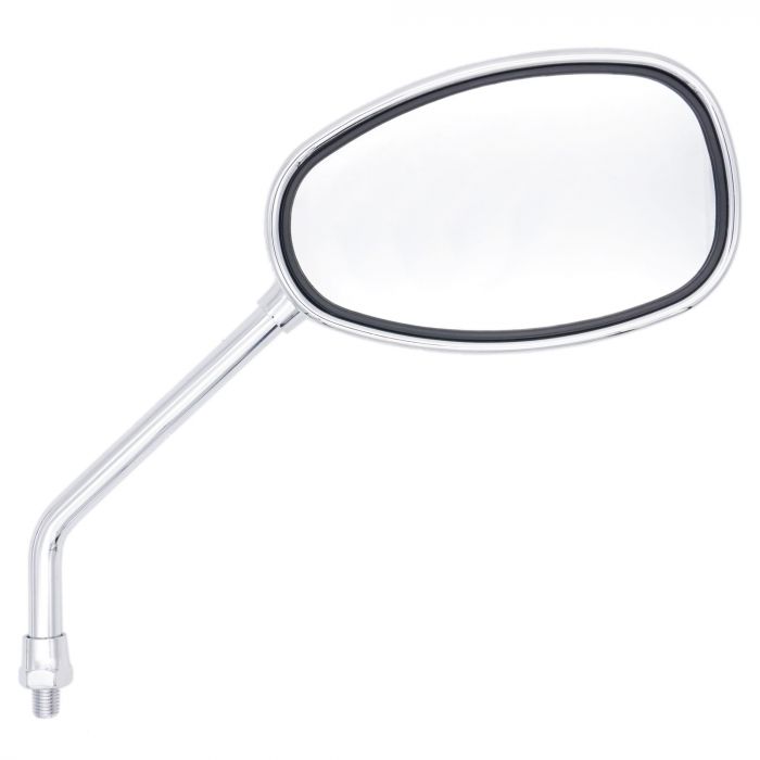 Universal Mirror Chrome Tear Drop 10mm (L/R Standard Thread)