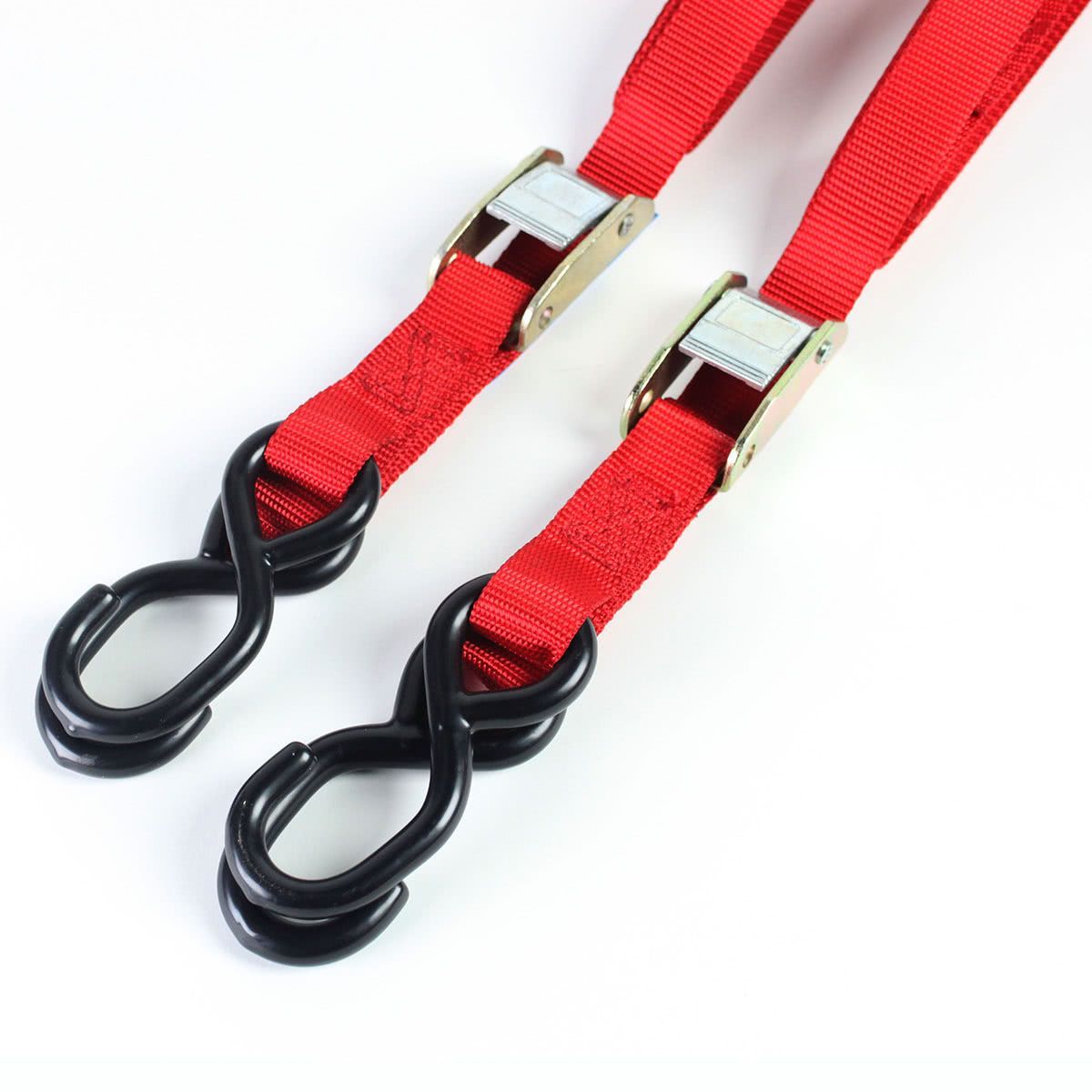 Bike It Tiedown Straps – 25mm x 1.8m with Autolock Adjuster (2 Pack)