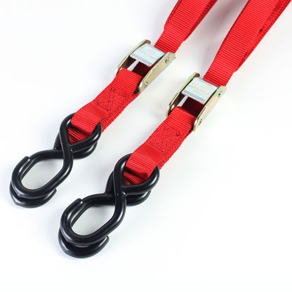 Bike It Tiedown Straps – 25mm x 1.8m with Autolock Adjuster (2 Pack)