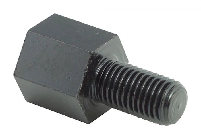 Bike It Black Mirror Adaptor 8mm Thread to 10mm Fitment